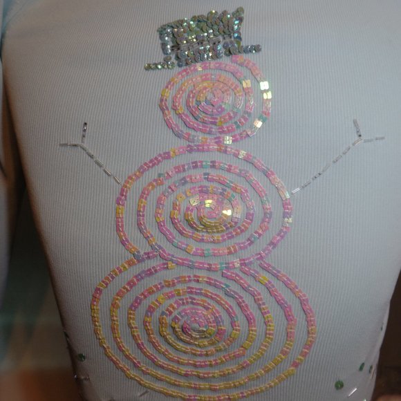 Lot of 2 Women's Holiday Sweaters - 1990s sz S 740 - Picture 4 of 6